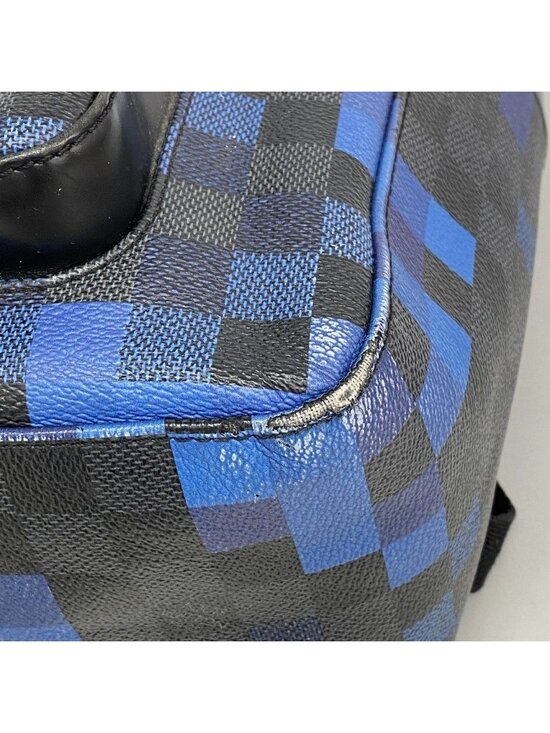Louis Vuitton Backpack Damier Graphite Pixel Josh Black Blue main image 6